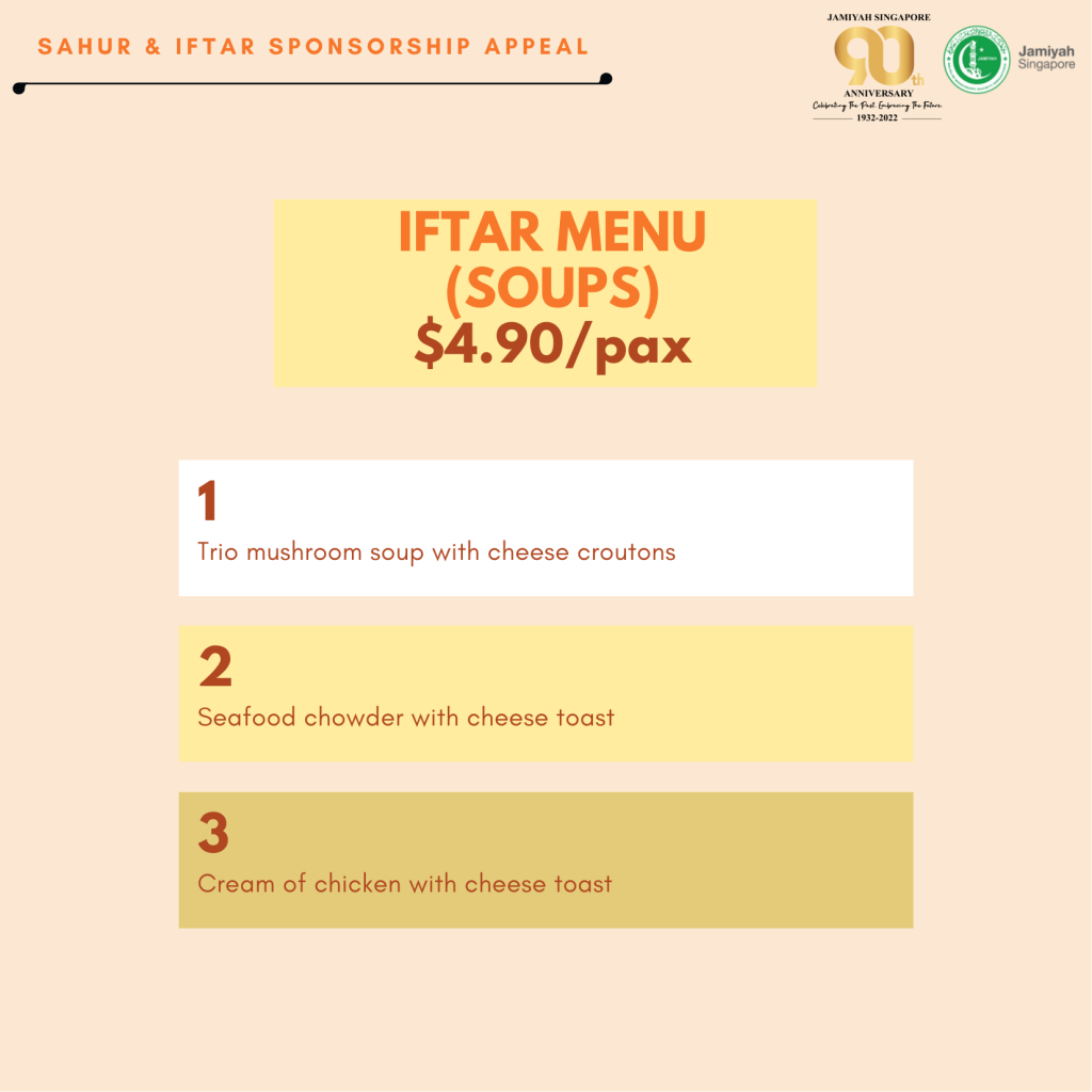 Sahur &#038; Iftar Sponsorship