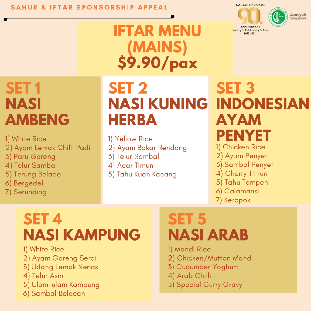 Sahur &#038; Iftar Sponsorship